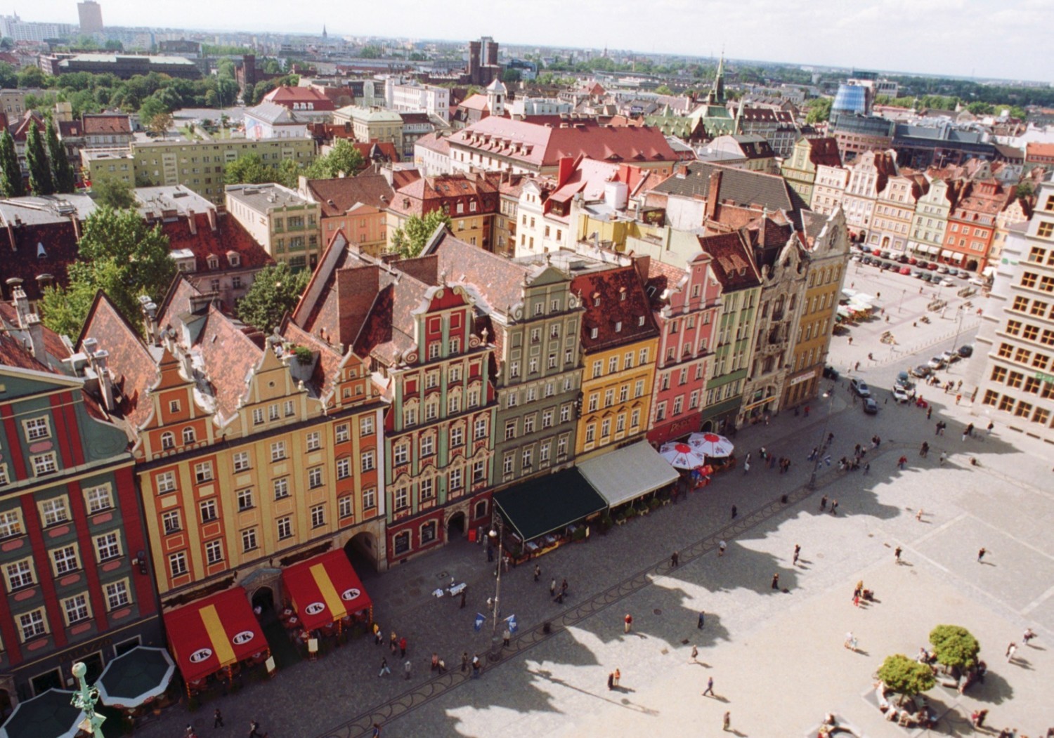 Tajemnicze nocne miasto Wrocław