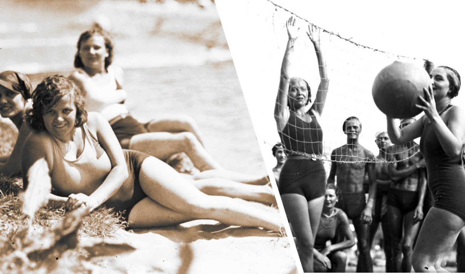 RetroPlażing. Tak kiedyś wypoczywano