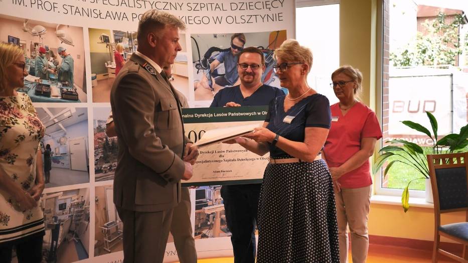 Lasy Państwowe wsparły szpital w Olsztynie 