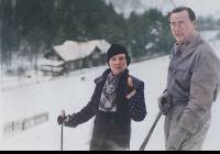 Tak kiedyś jeździli na nartach w Krynicy-Zdroju. Była tu nawet księżna Juliana 