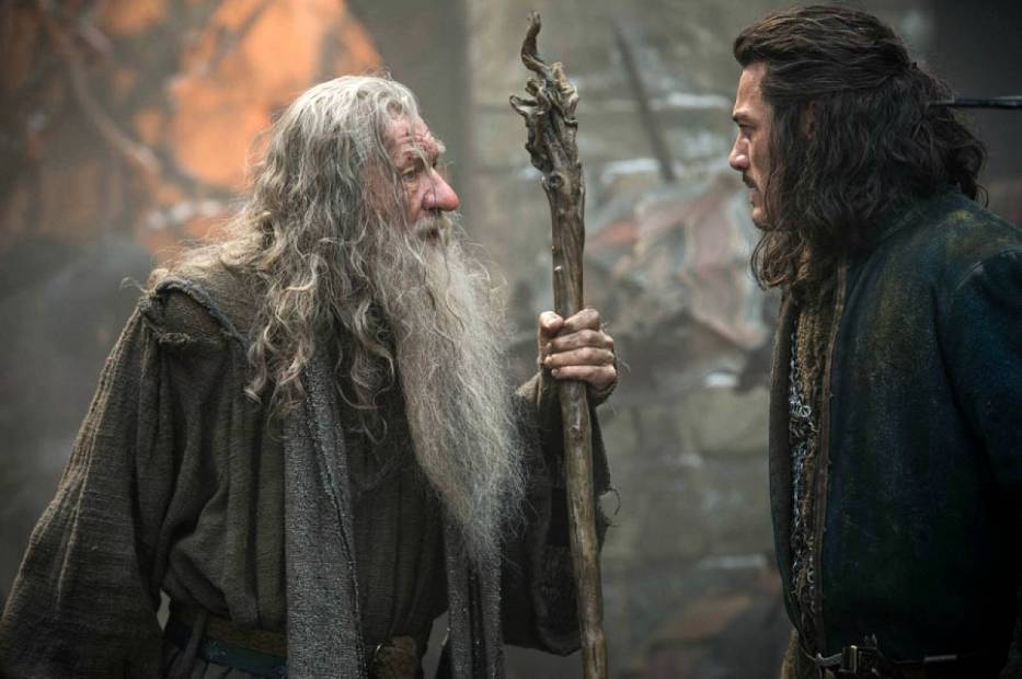 Kadr z filmu "Hobbit. Bitwa Pięciu Armii"