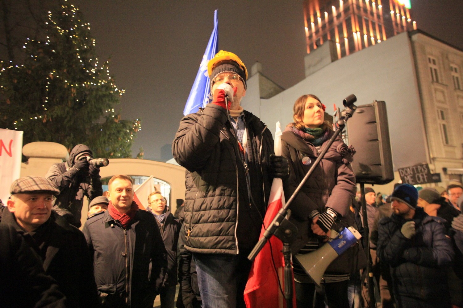 Protest przed siedzibą PiS w Łodzi