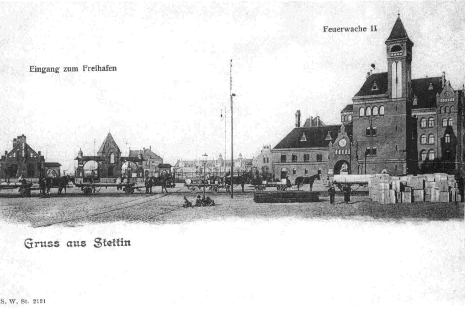 Wejście główne do dawnego portu wolnocłowego