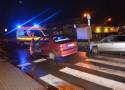 Wypadek w Dzierżoniowie na ul. Korczaka. Pijany sprawca i zablokowana droga