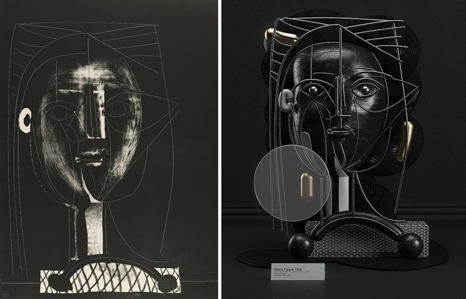 Picasso w 3d? Tak wyglądają rzeźby na podstawie słynnych obrazów