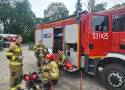 Pożar w Powiatowym Zespole Szkół w Warcie. Ponad 60 osób ewakuowanych! ZDJĘCIA
