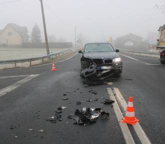 Kolizja w Boniowicach. Zderzyły się 3 samochody osobowe