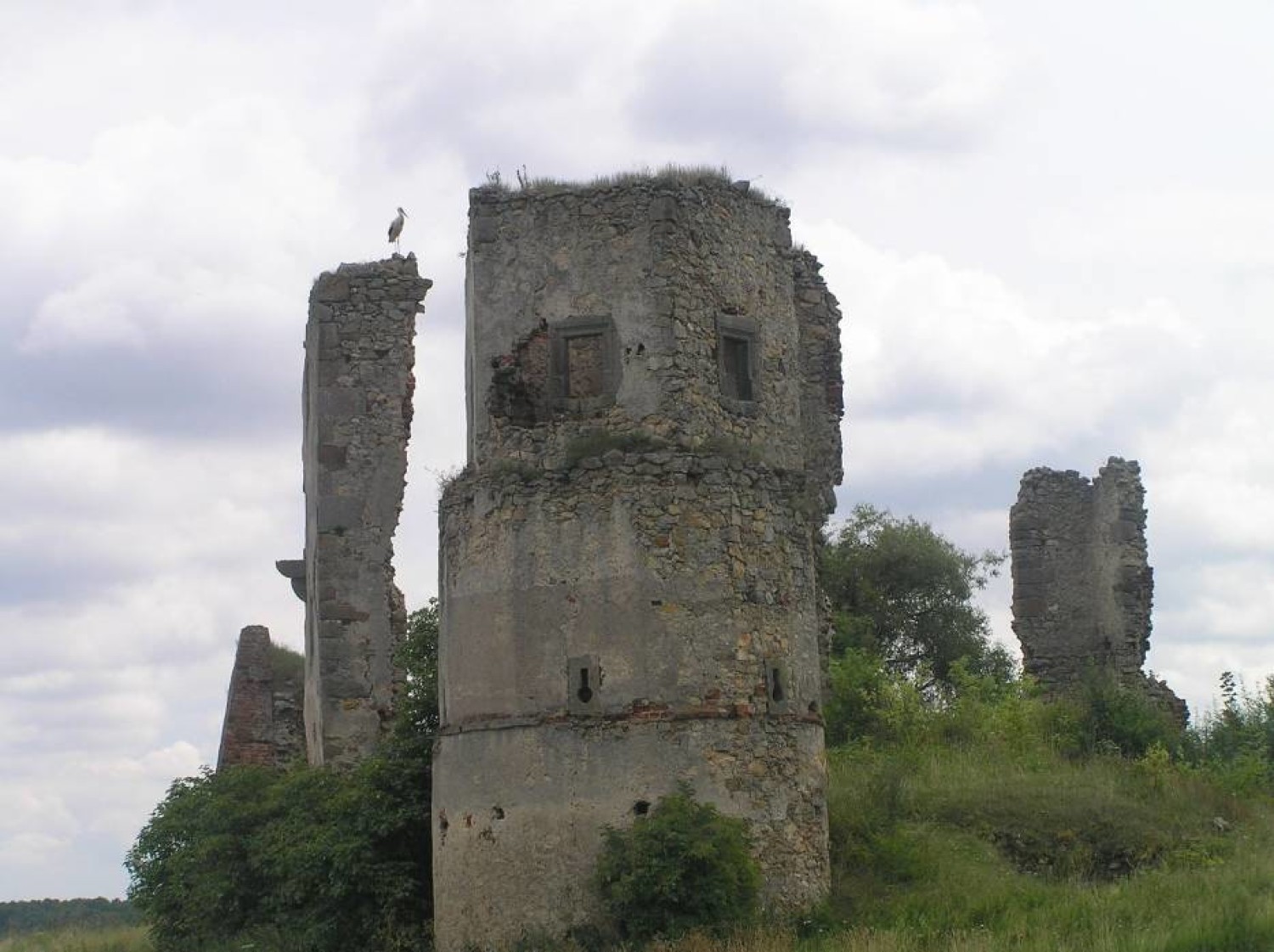 Ruiny zamku w Majkowicach (gm