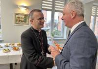 Burmistrz Błaszek na świątecznym spotkaniu u biskupa Damiana Bryla ZDJĘCIA