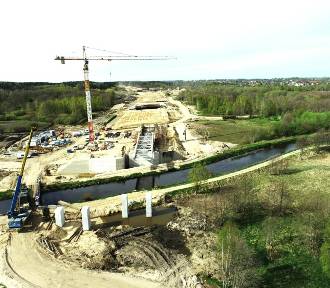 Ekspresowa S6. Wielka budowa na odcinku: Sławno - Słupsk. Zdjęcia - kwiecień 2024
