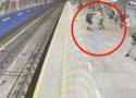 O krok od tragedii na stacji metra w Warszawie. Pijany mężczyzna chciał wepchnąć 17-latka pod pociąg. Wszystko nagrała kamera