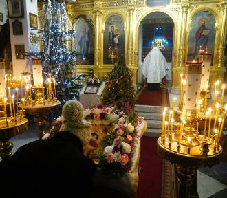 Prawosławni świętują wigilię w parafii św. Mikołaja w Poznaniu