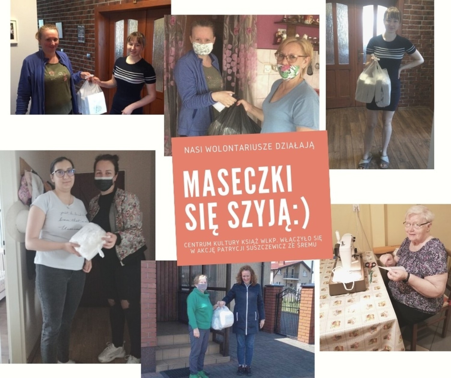 W Książu Wlkp. wolontariusze uszyli ponad 7,5 tysiąca maseczek