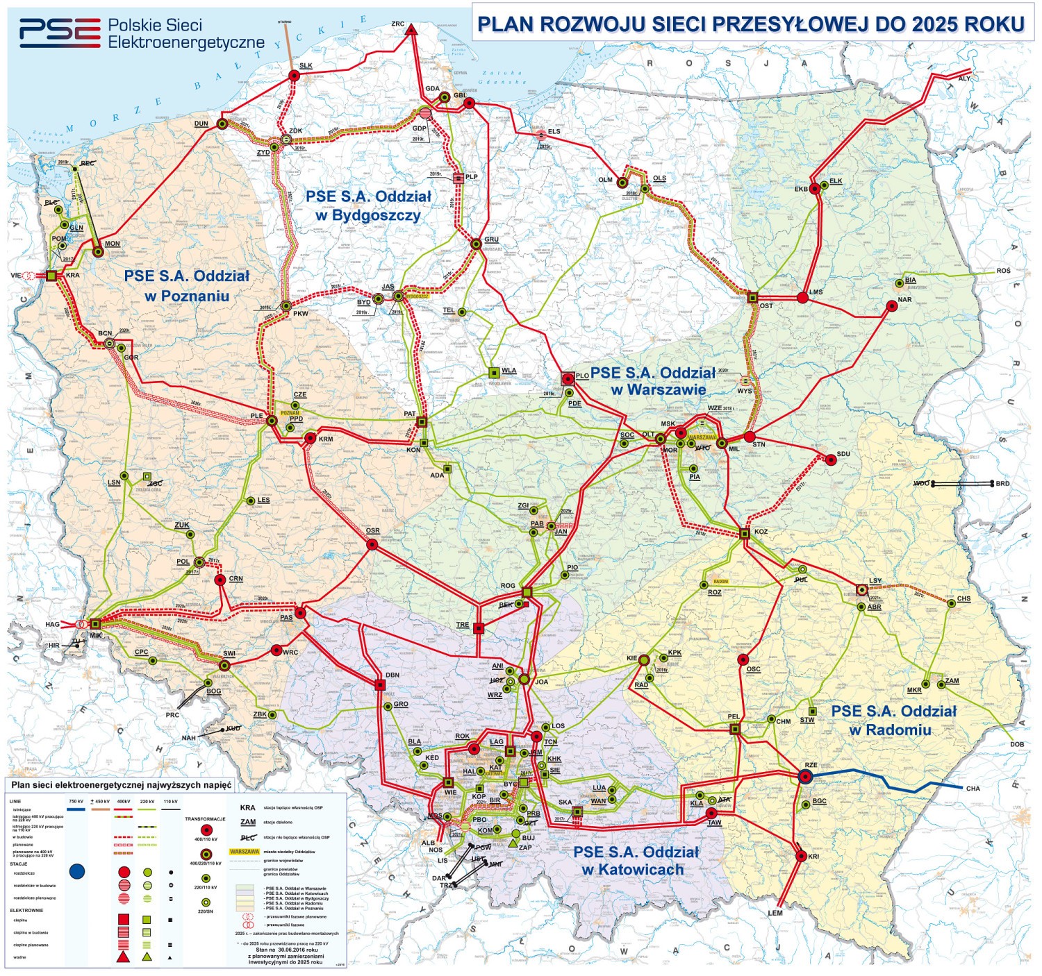 Inwestorem są Polskie Sieci Elektroenergetyczne (PSE)