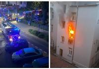 Zbiórka po pożarze na ulicy Krasińskiego w Toruniu
