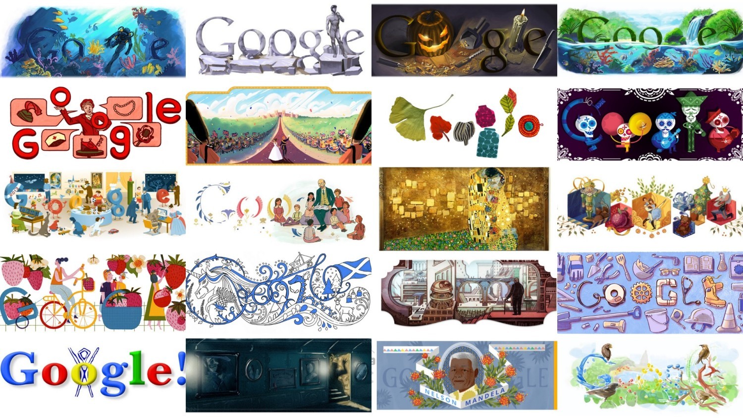 Google Doodle to małe, zazwyczaj kolorowe obrazki, które pojawiają się od czasu do czasu w miejscu wyszukiwarki Google