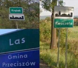 TOP 21 najdziwniejszych nazw miejscowości w zachodniej Małopolsce