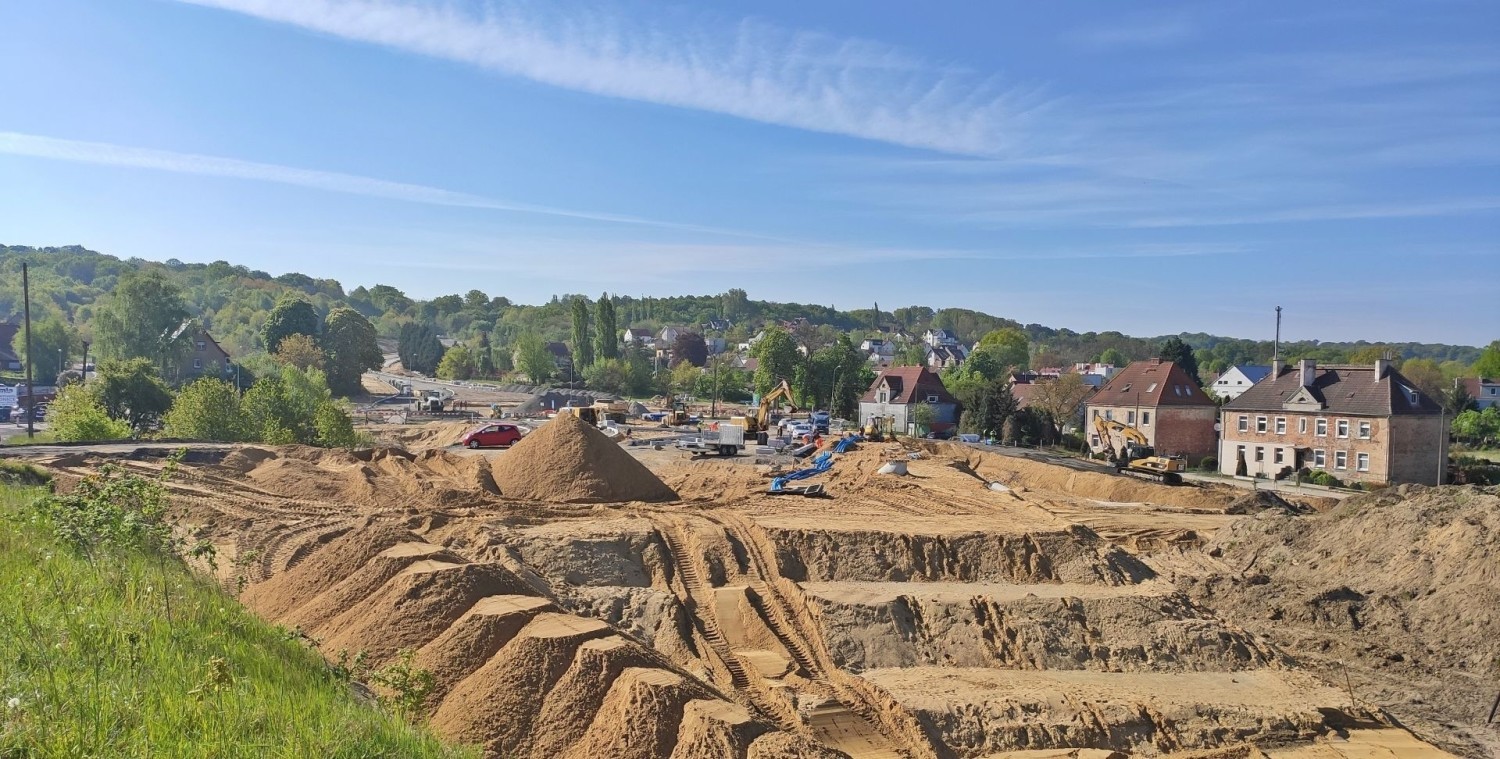 Węzeł Granitowa w Szczecinie - budowa