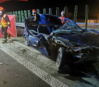 Koszmarny wypadek na A4 koło Tarnowa. Jedna osoba nie żyje