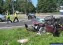 Kierowca w szpitalu, groźny wypadek pod Ostródą