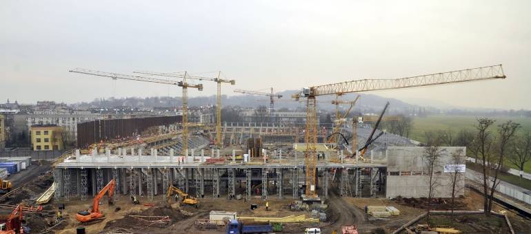 Stadion Cracovii ma już 15 lat. Zobaczcie, jak go budowano