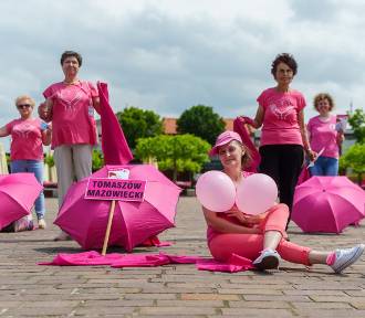 Badamy nie tylko mamy - akcja amazonek na rzecz profilaktyki raka piersi ZDJĘCIA