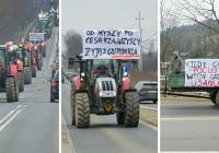 Traktory na zakopiance. Podhalańscy rolnicy wspierają protestujących w stolicy