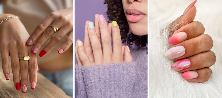 Wiosenne paznokcie: kolorowe, pastelowe, w odcieniu soczystej wiśni. Z mody nie wychodzi french manicure i cat-eye nails 12.05.