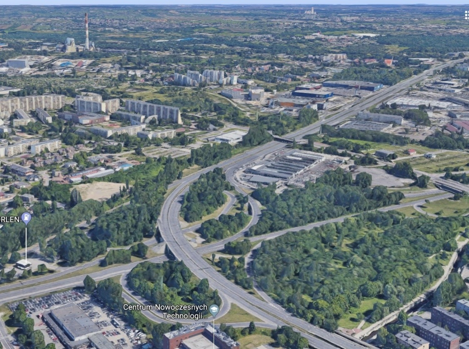 Katowice, węzeł Bagienna