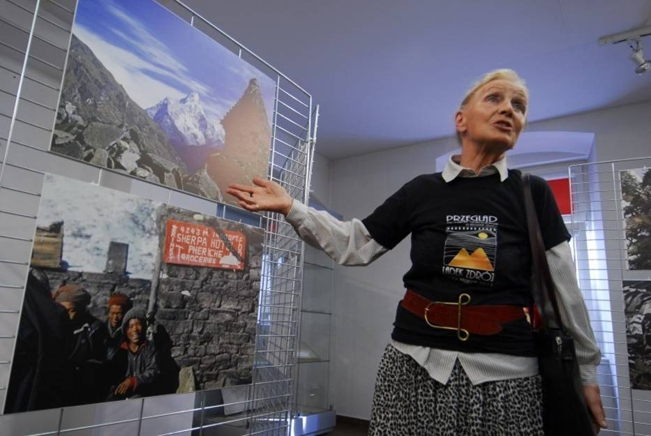 Anna Milewska-Zawada, żona nieżyjącego już Andrzeja Zawady, jednego z najbardziej znanych polskich himalaistów i patrona Przeglądu