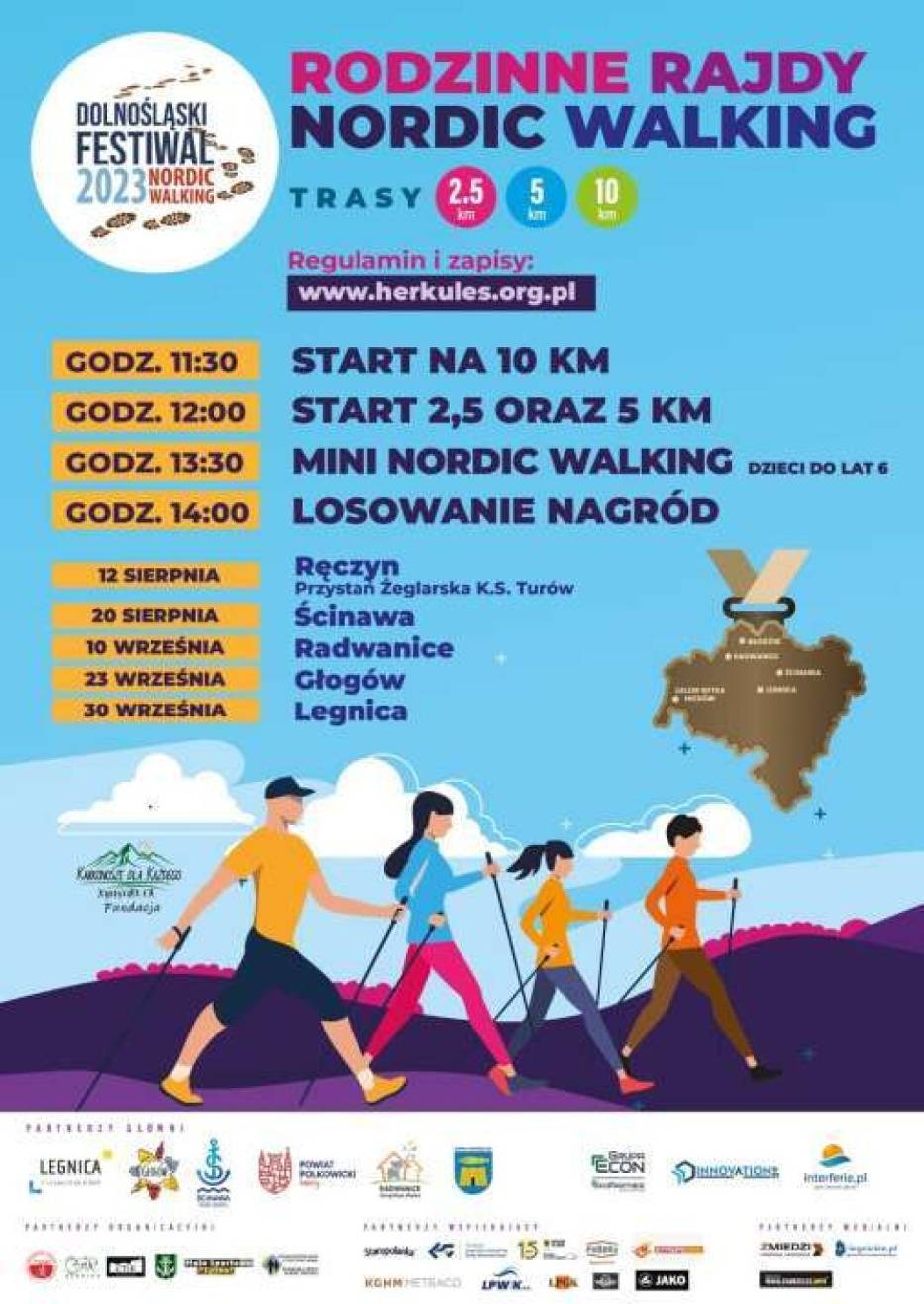 Festiwal Nordic Walking także w Głogowie. Wymaszerują we wrześniu