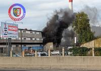 Potężny pożar w Gliwicach! Nad miastem unoszą się kłęby dymu