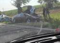 Groźna kraksa trzech aut w Szebniach. Skończyło się na strachu