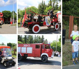 Parada i pokaz wozów podczas 7. Wojewódzkiego Zlotu Samochodów Strażackich 