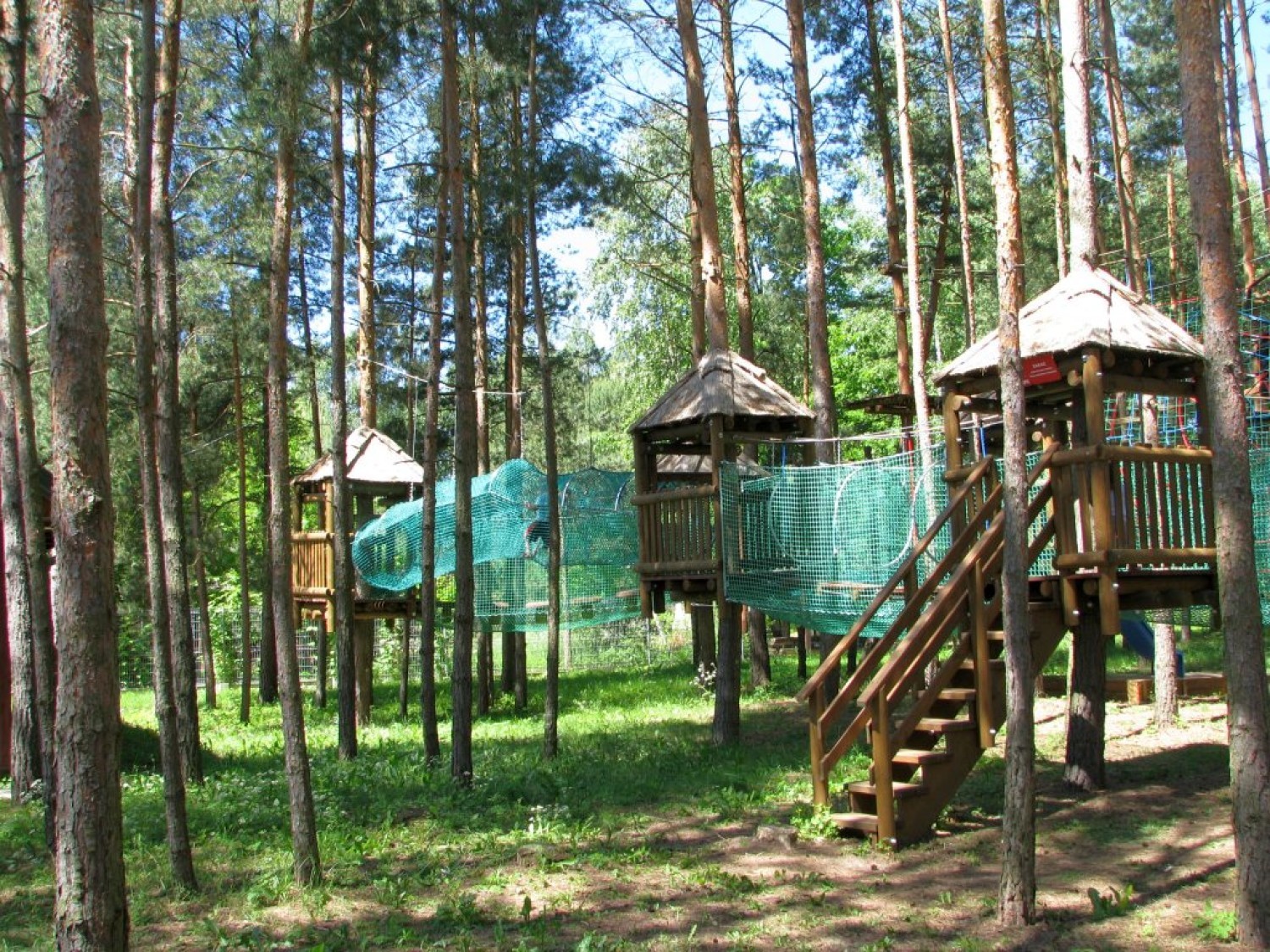 Park linowy w Wólce nad Bugiem