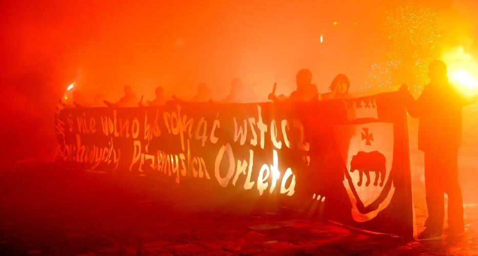Ulicami Przemyśla przeszedł marsz upamiętniający bohaterstwo Orląt Przemyskich i Lwowskich w 98