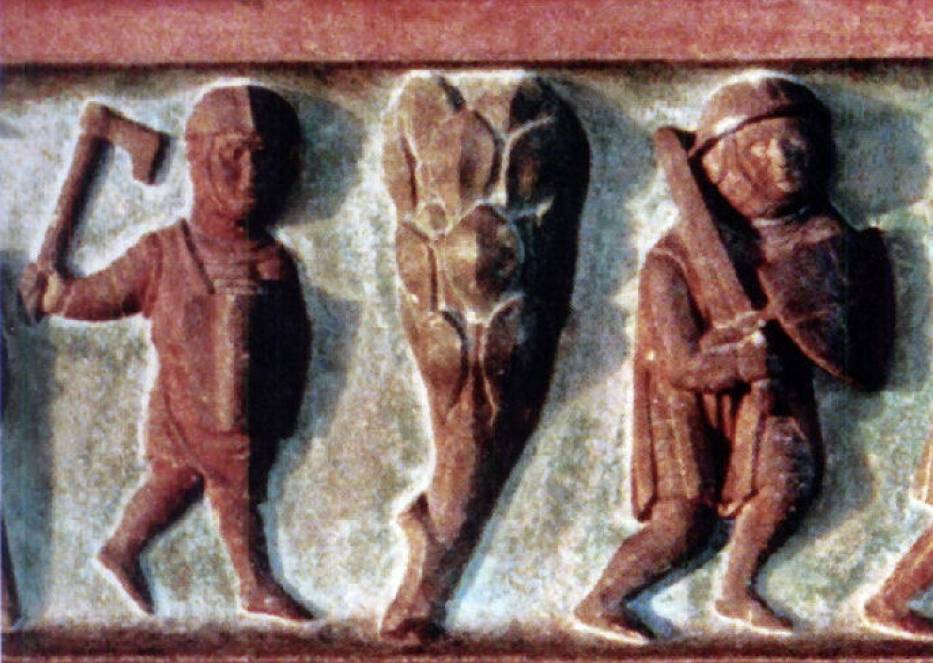 Lithuanian fighting teutonic knights