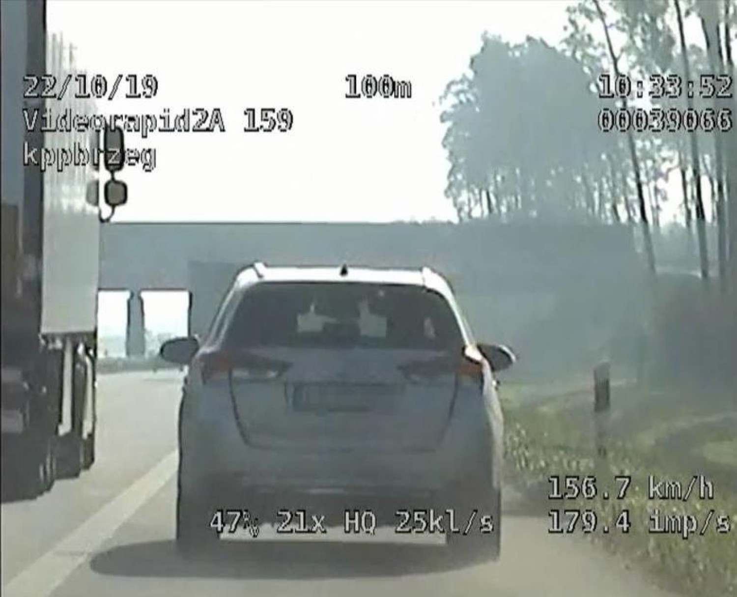 Pirat drogowy na autostradzie A4