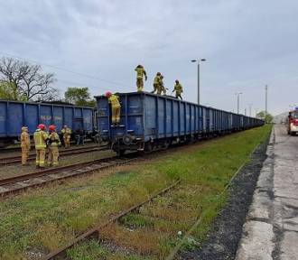 Pożar węgla w wagonie w Goleniowie. Nie ma osób poszkodowanych