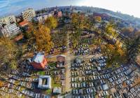 Cmentarz Starofarny w Bydgoszczy z lotu ptaka. Zobaczcie zdjęcia z drona