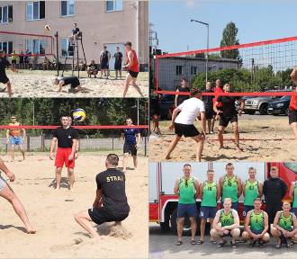 Turniej siatkówki plażowej 2023 w Państwowej Straży Pożarnej we Włocławku [zdjęcia]