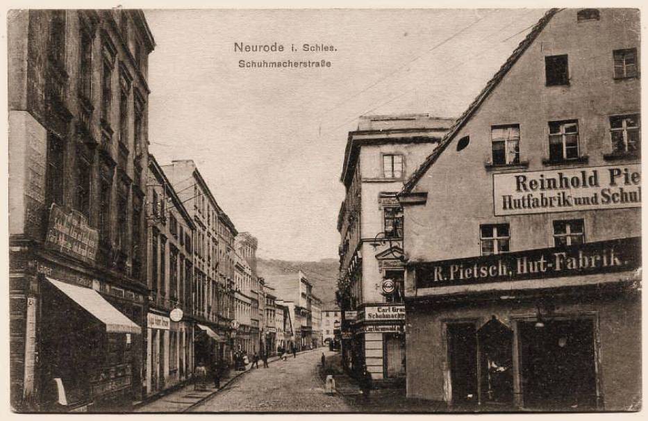 Nowa Ruda: Szewska (Schuhmacherstrasse), Hitlerstrasse czyli ul. Piastów wczoraj i dziś