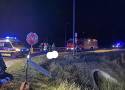 Policyjny pościg za BMW w Grajewie zakończony wypadkiem na obwodnicy Bargłowa Kościelnego. Trzy osoby ranne, w tym dwóch policjantów