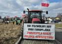Protest rolników na rondzie w Czarlinie. Utrudnienia dla kierowców 