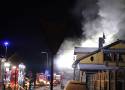 Groźny pożar w centrum Sulejowa, mieszkańcy zostali ewakuowani ZDJĘCIA