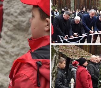 Uroczyście odsłonięto pomnik upamiętniający więźniów zabitych przez Niemców 