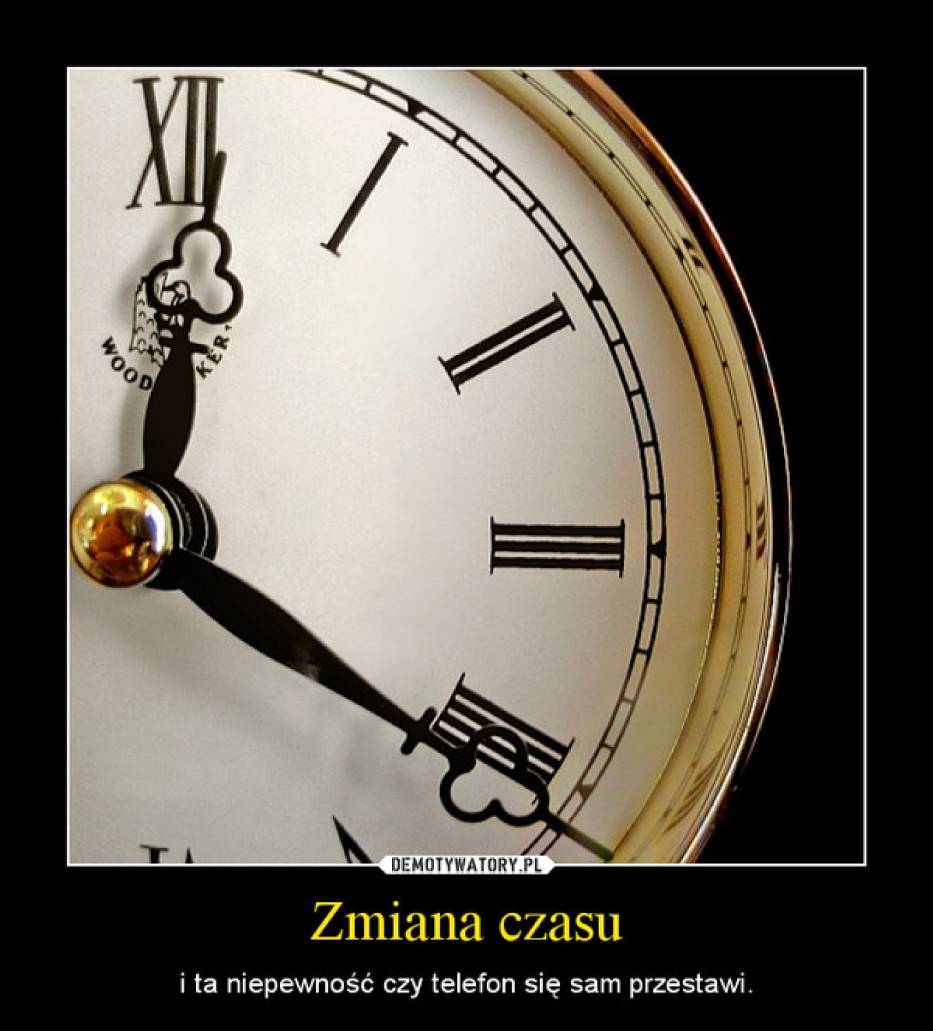 Zmiana czasu na letni 2015 w nocy z 28 na 29 marca. Śpimy ...