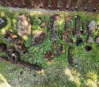 Niewybuchy odkopano w gminie Sławno. Ponad 330 granatów i pocisków artyleryjskich!