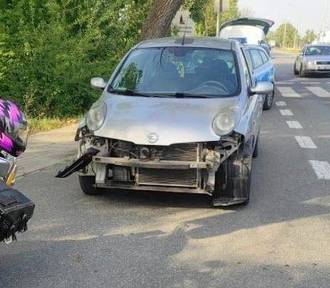 Wypadek w Opolu. Kobieta wjechała samochodem w motocyklistę