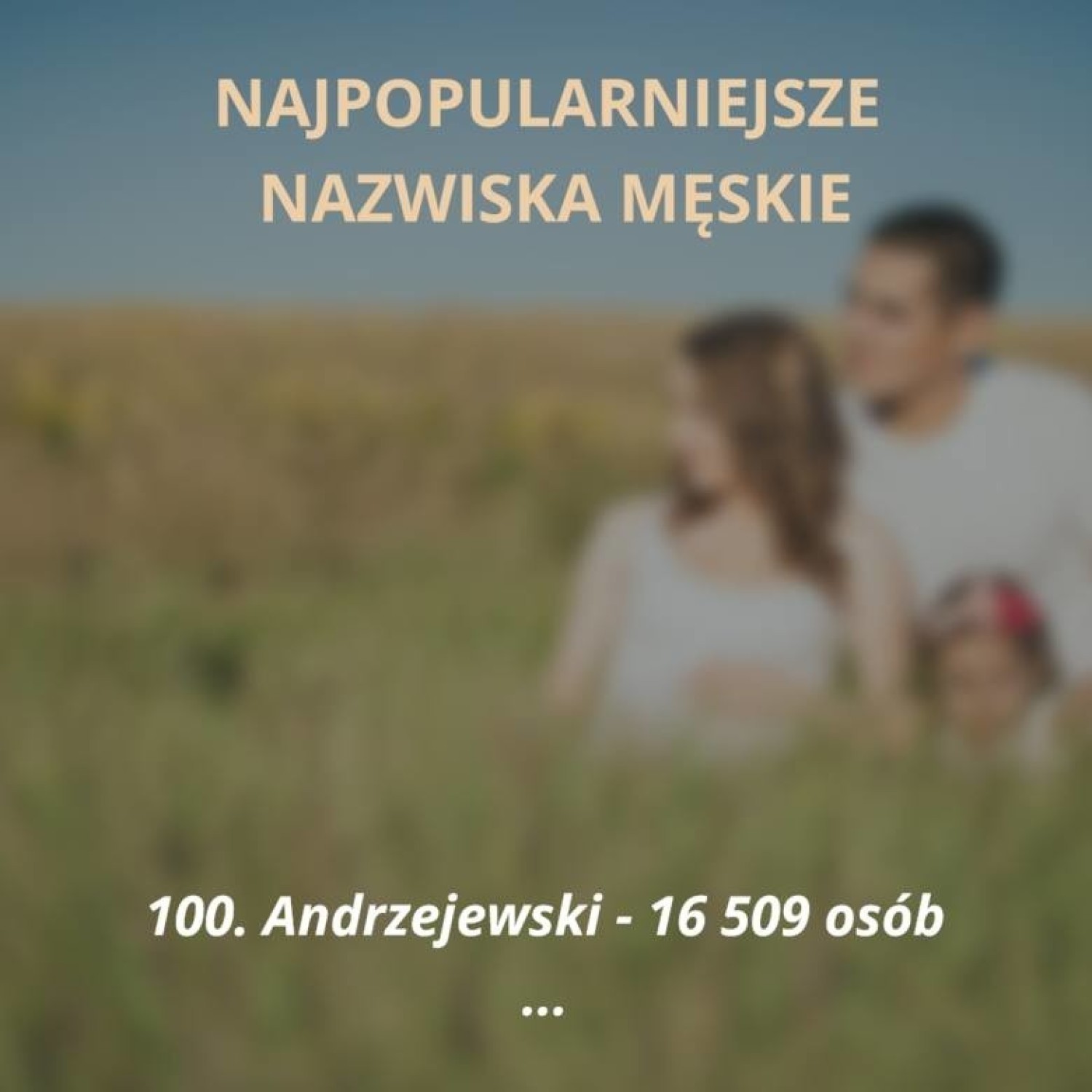 Oto sto najpopularniejszych nazwisk męskich w Polsce